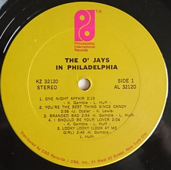 The O'Jays - In Philadelphia - LP