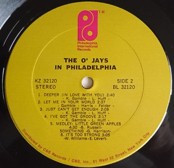 The O'Jays - In Philadelphia - LP