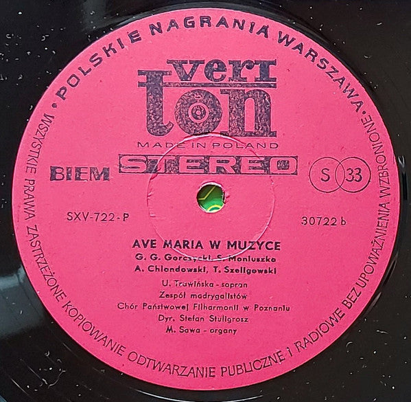 Various - Ave Maria W Muzyce - LP