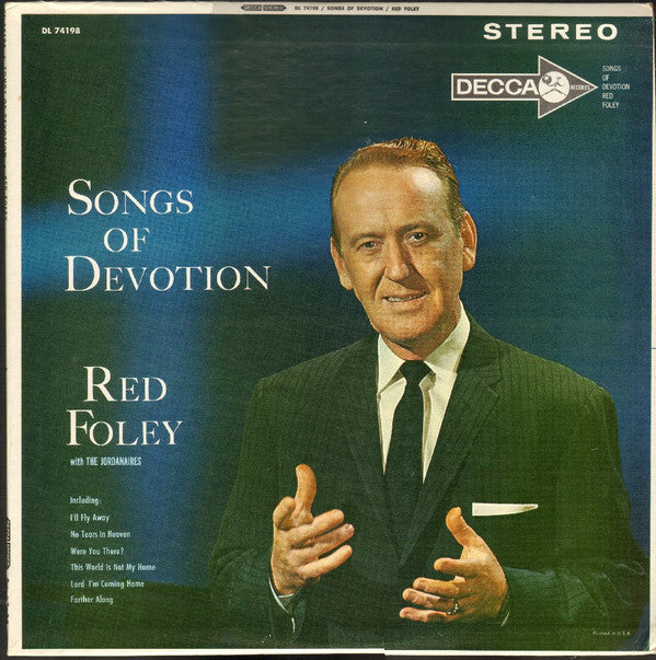 Red Foley With The Jordanaires - Songs Of Devotion - LP