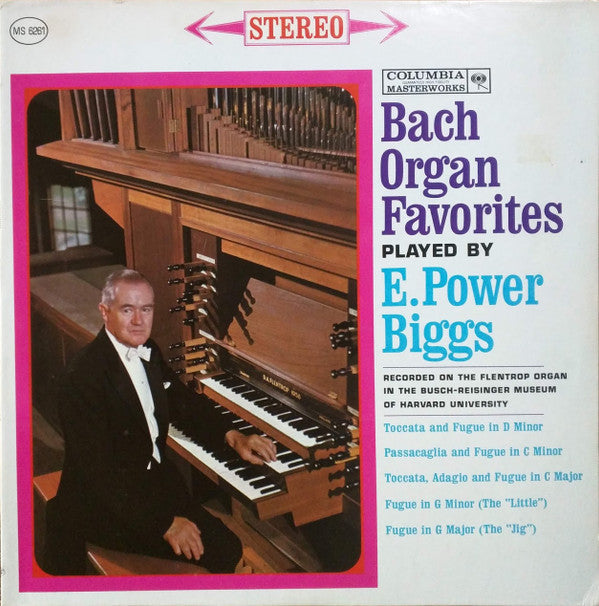 Bach* : E. Power Biggs - Bach Organ Favorites - LP