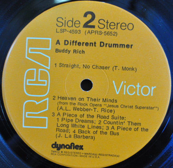 Buddy Rich - A Different Drummer - LP