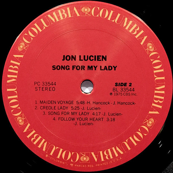 Jon Lucien - Song For My Lady - LP