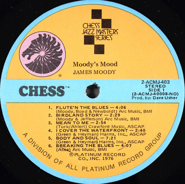 James Moody - Moody's Mood - LP