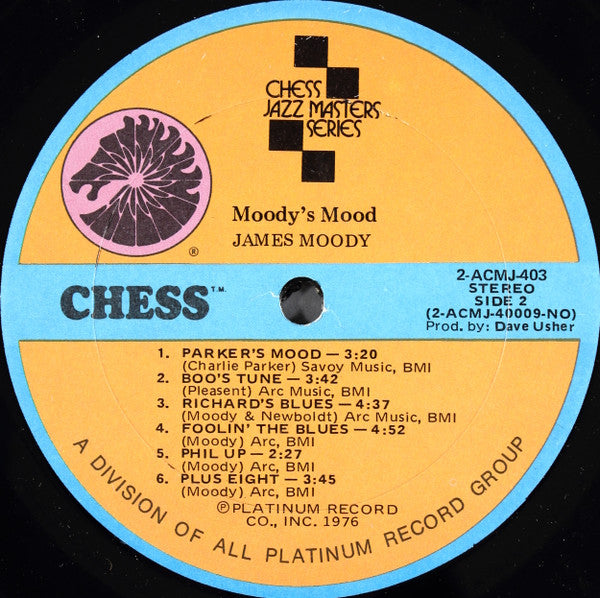 James Moody - Moody's Mood - LP