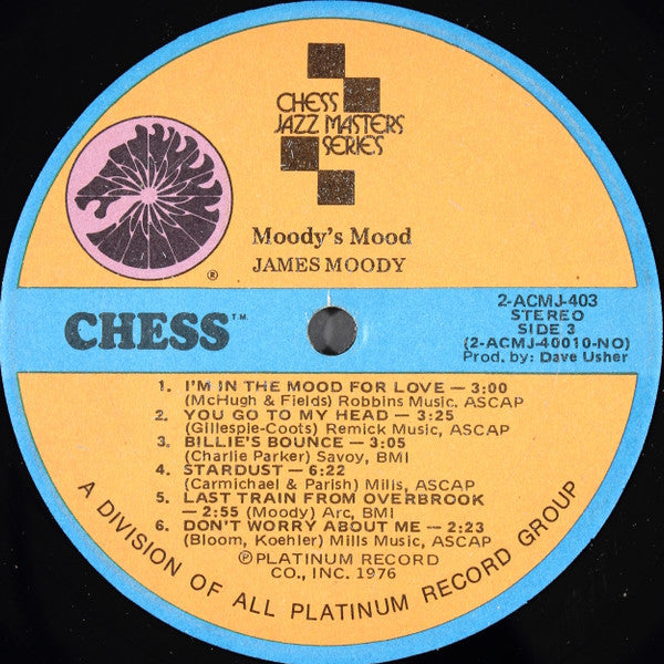 James Moody - Moody's Mood - LP