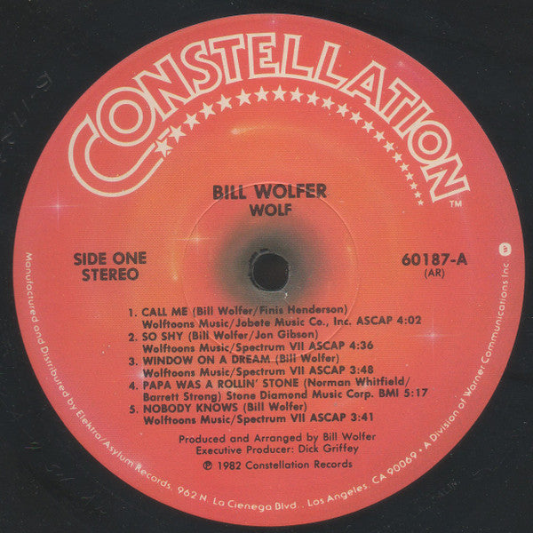 Bill Wolfer - Wolf - LP
