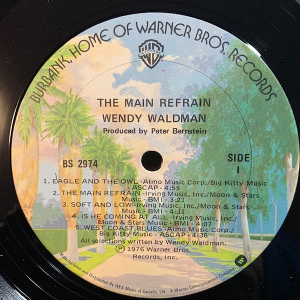 Wendy Waldman - The Main Refrain - LP