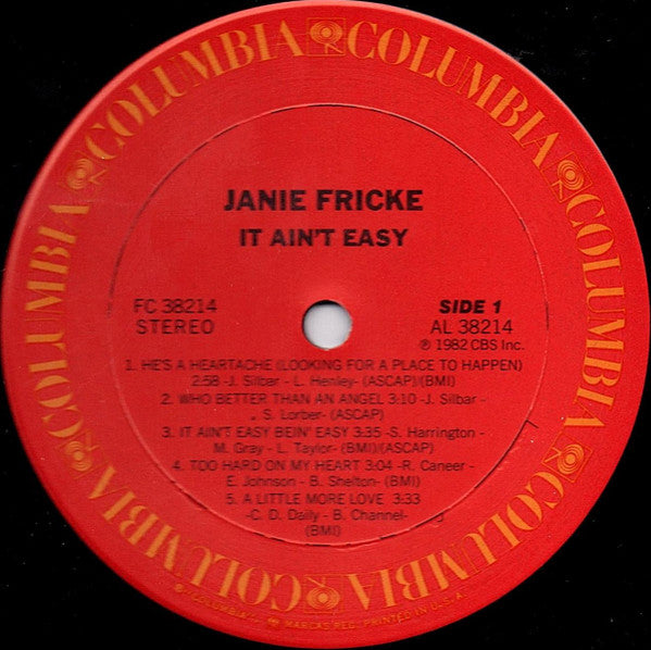 Janie Fricke - It Ain't Easy - LP
