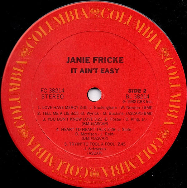 Janie Fricke - It Ain't Easy - LP