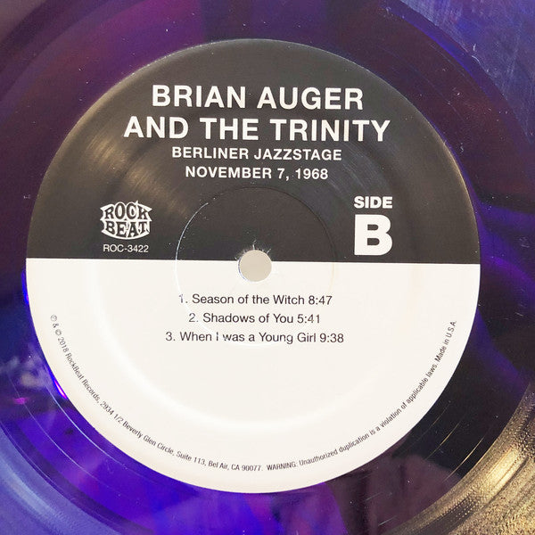 Brian Auger & The Trinity With Julie Driscoll And Don Ellis - Berliner Jazztage, Berliner Philharmonie: November 7, 1968