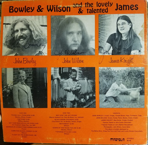 Bowley & Wilson With James Knight  - Chicken Fried Kids - LP