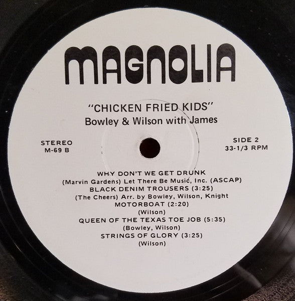 Bowley & Wilson With James Knight  - Chicken Fried Kids - LP