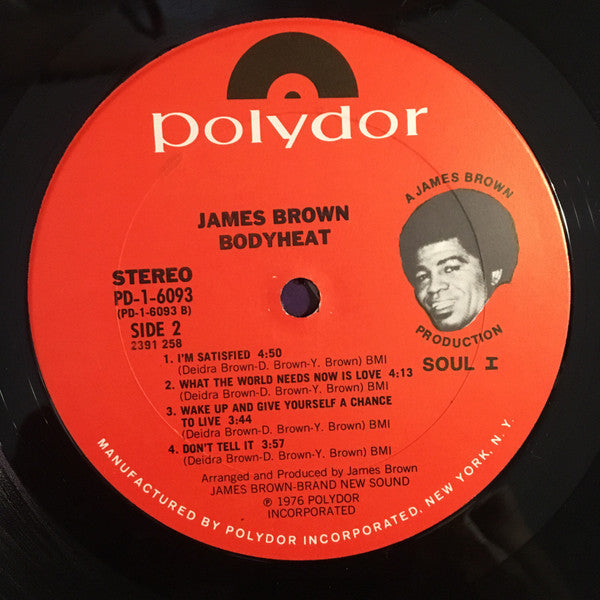 James Brown - Bodyheat - LP
