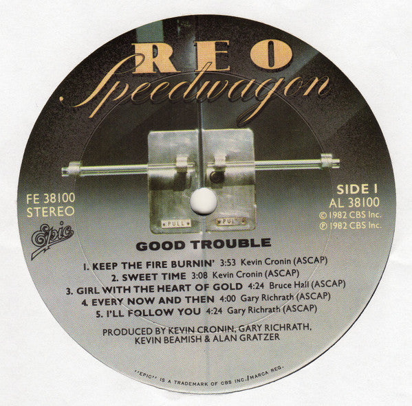 REO Speedwagon - Good Trouble - LP