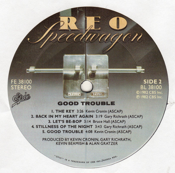 REO Speedwagon - Good Trouble - LP