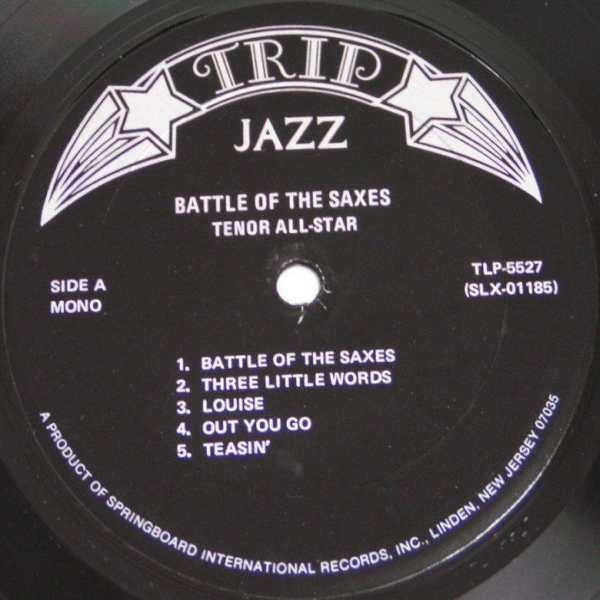 Various - Battle Of The Saxes Tenor All Stars 1945 - LP - LP