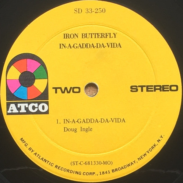 Iron Butterfly - In-A-Gadda-Da-Vida - LP
