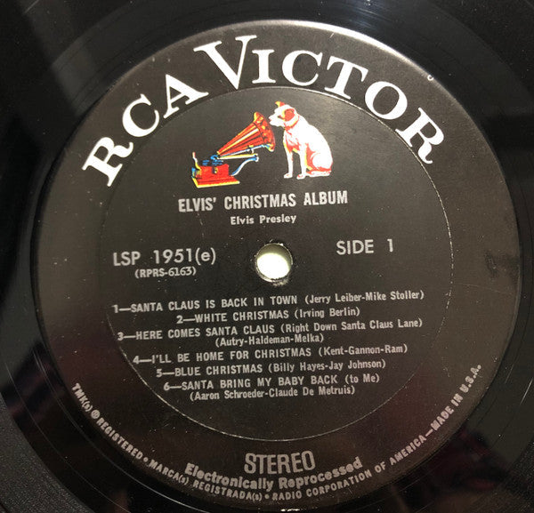 Elvis Presley - Elvis' Christmas Album - LP
