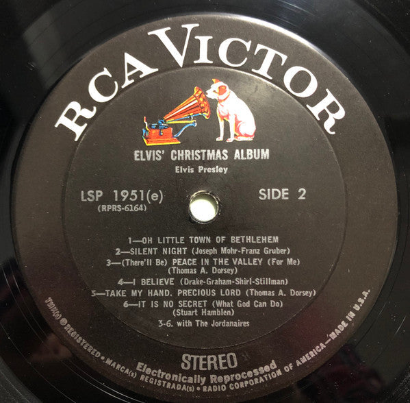 Elvis Presley - Elvis' Christmas Album - LP