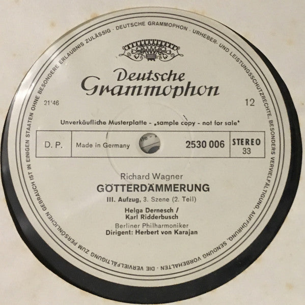 Wagner* - Berliner Philharmoniker, Herbert Von Karajan - Götterdämmerung - LP