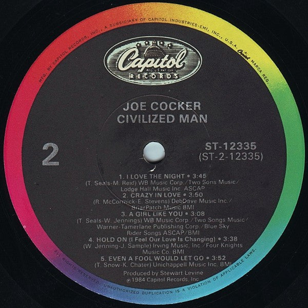 Joe Cocker - Civilized Man - LP