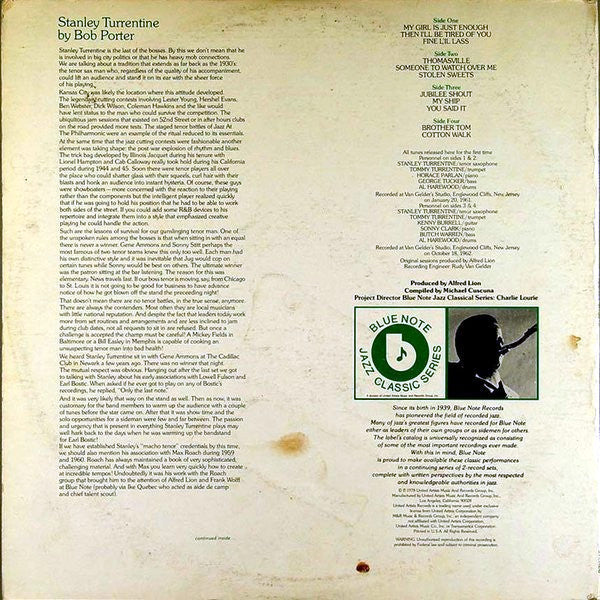 Stanley Turrentine - Jubilee Shouts - LP