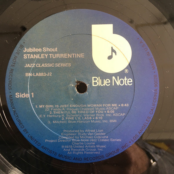 Stanley Turrentine - Jubilee Shouts - LP