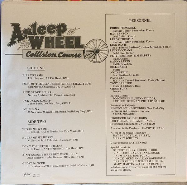 Asleep At The Wheel - Collision Course - LP