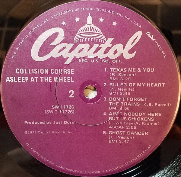 Asleep At The Wheel - Collision Course - LP