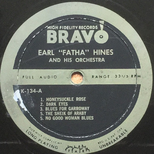 Earl "Fatha" Hines And His Orchestra* - Earl "Fatha" Hines And His Orchestra - LP