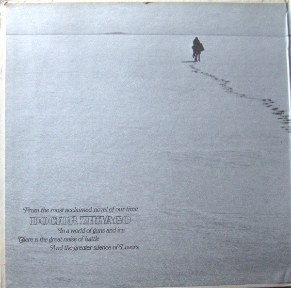 Maurice Jarre - Doctor Zhivago (Original Sound Track Album) - LP