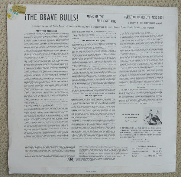 Banda Taurina - ¡The Brave Bulls! (La Fiesta Brava) - LP