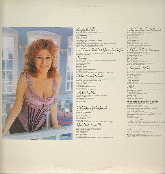 Bette Midler - Broken Blossom - LP