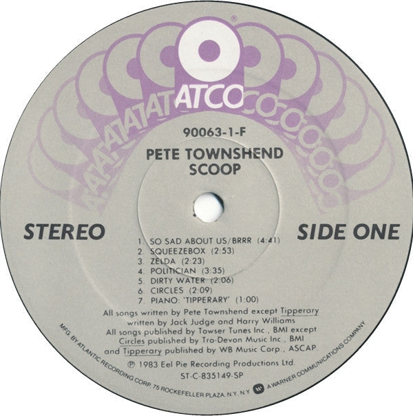 Pete Townshend - Scoop - LP
