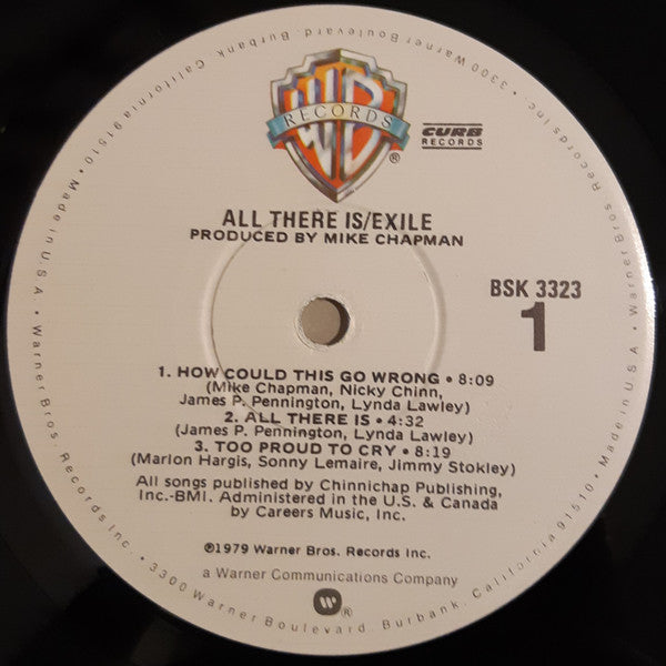 Exile  - All There Is - LP