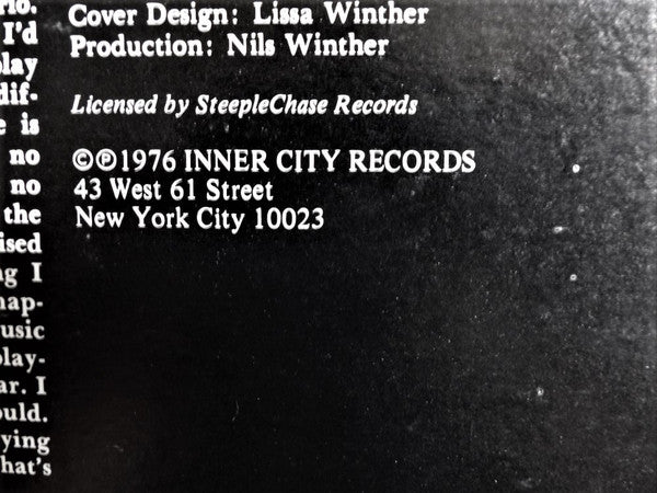Connie Crothers - Perception - LP