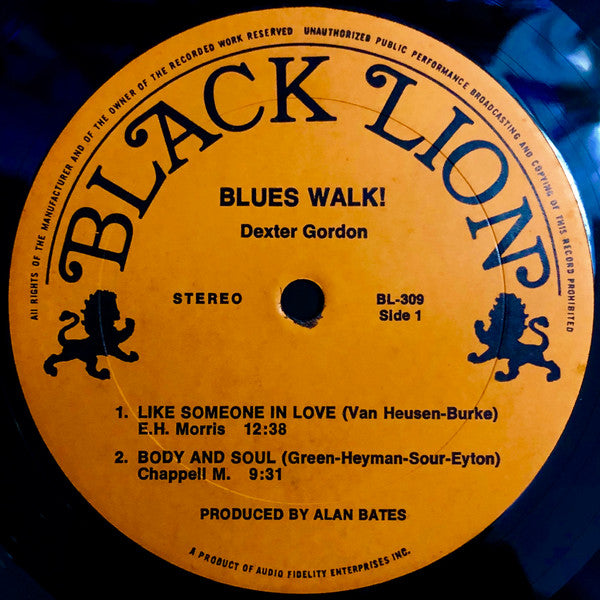 Dexter Gordon - Blues Walk! The Montmartre Collection Vol. II - LP