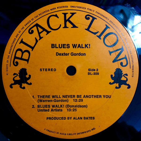 Dexter Gordon - Blues Walk! The Montmartre Collection Vol. II - LP