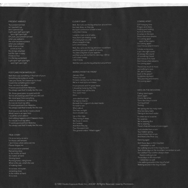 Tom Verlaine - Words From The Front - LP