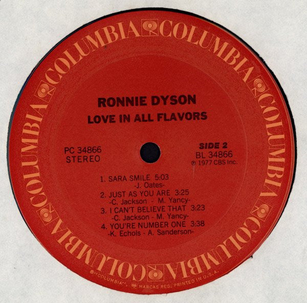 Ronnie Dyson - Love In All Flavors - LP