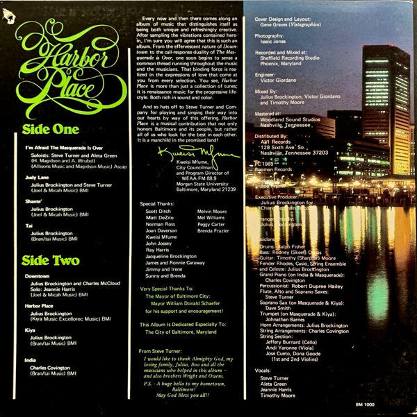 Steve Turner  - Harbor Place - LP