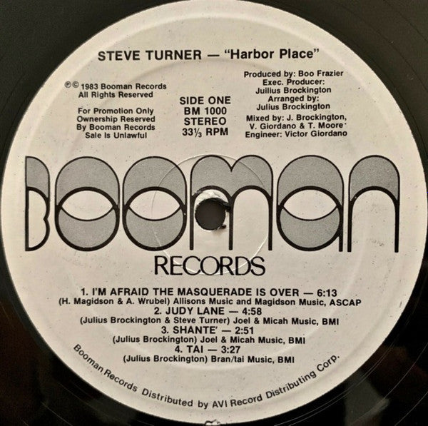 Steve Turner  - Harbor Place - LP