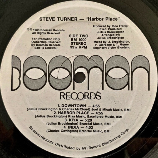 Steve Turner  - Harbor Place - LP