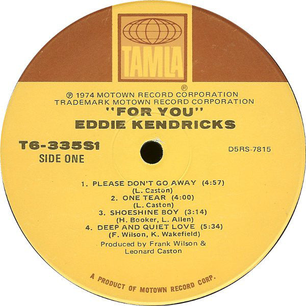 Eddie Kendricks - For You - LP