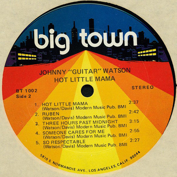 Johnny "Guitar" Watson* - Hot Little Mama - LP
