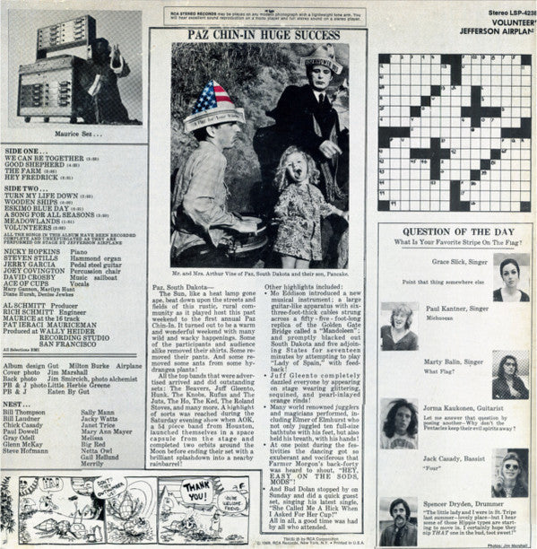 Jefferson Airplane - Volunteers - LP
