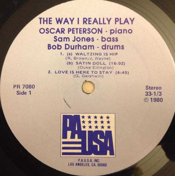 Oscar Peterson - The Way I Really Play - LP