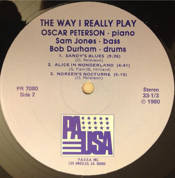 Oscar Peterson - The Way I Really Play - LP