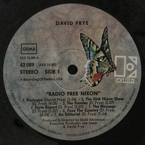 David Frye - Radio Free Nixon - LP